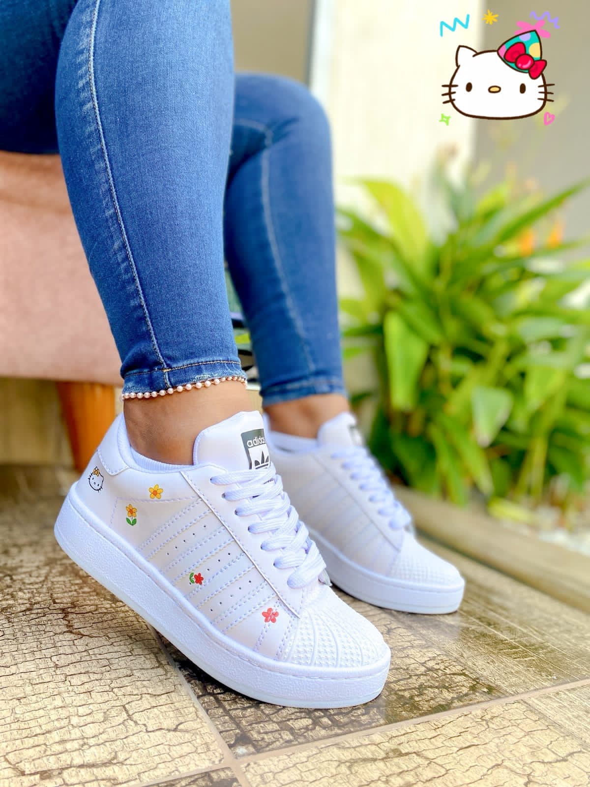 👟 Adidas Star Figuras – Tenis para Dama