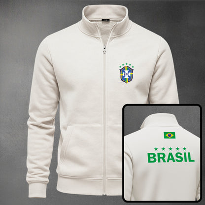 Buzo Cuello Alto Brasil – Edición Clásica Premium