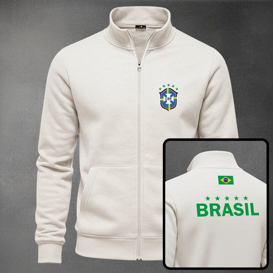 Buzo Cuello Alto Brasil – Edición Clásica Premium