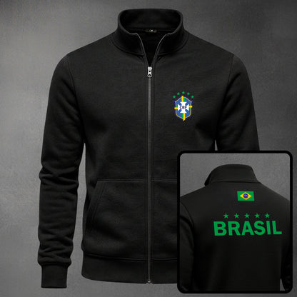 Buzo Cuello Alto Brasil – Edición Clásica Premium