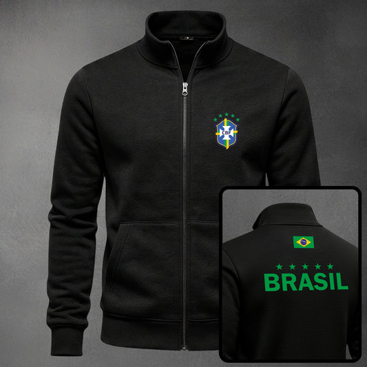 Buzo Cuello Alto Brasil – Edición Clásica Premium