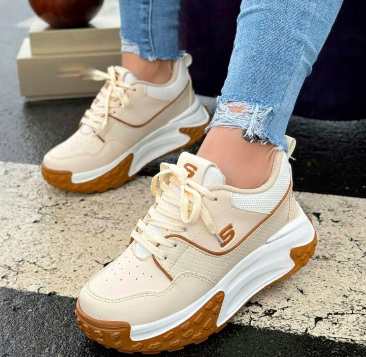 👟 Skecher Lisboa – Tenis Deportivos para Dama