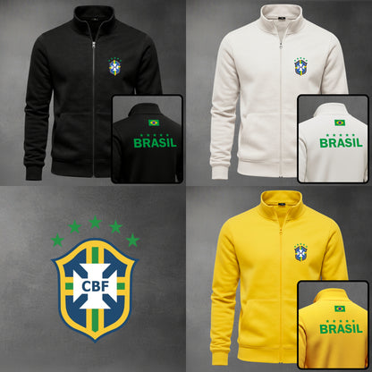 Buzo Cuello Alto Brasil – Edición Clásica Premium