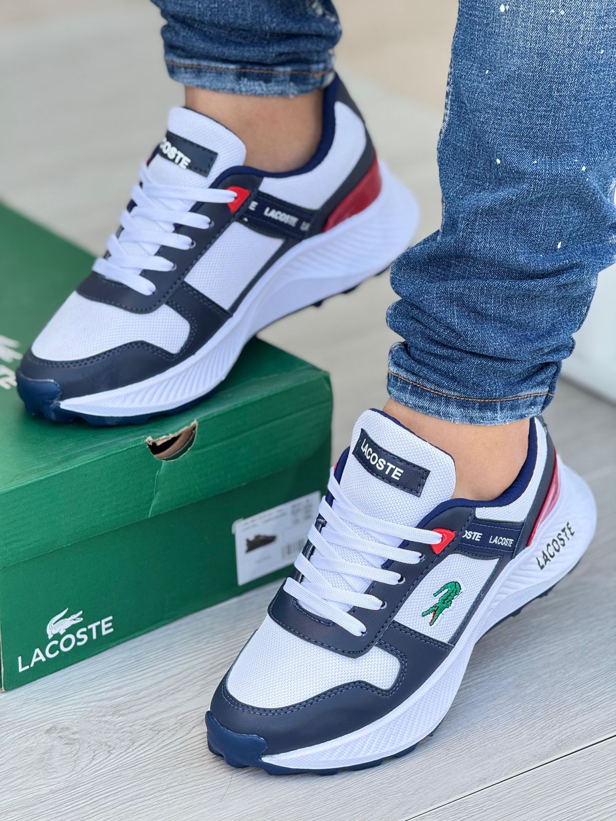 👟 Tenis Lacoste Clásico Caballero – Comodidad Total